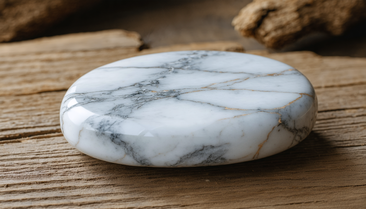 découvrez l'origine fascinante, les bienfaits thérapeutiques et les mystères de la howlite, cette élégante pierre blanche marbrée, idéale pour apaiser l'esprit et favoriser la méditation.
